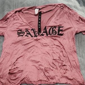 Savage Pink Women's Top